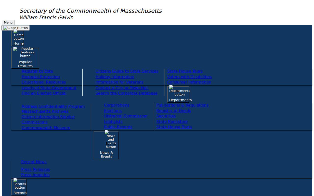 Bourne resident lookup Massachusetts voter status form fields
